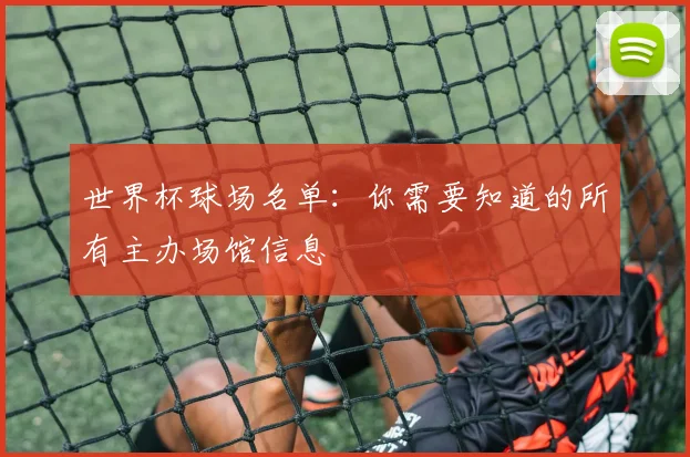世界杯球场名单：你需要知道的所有主办场馆信息
